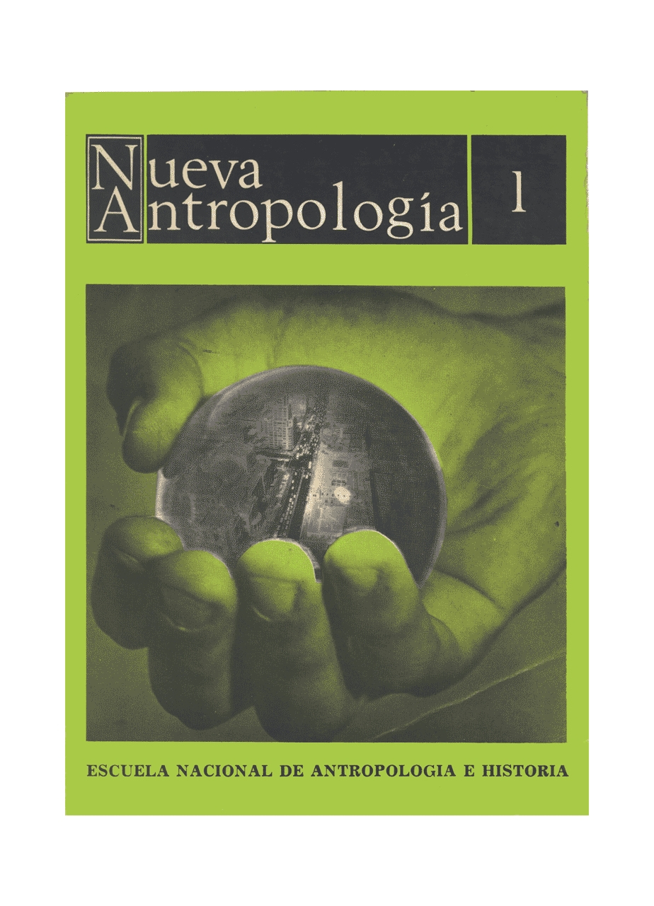 Nueva Antropología Núm. 1, 1975